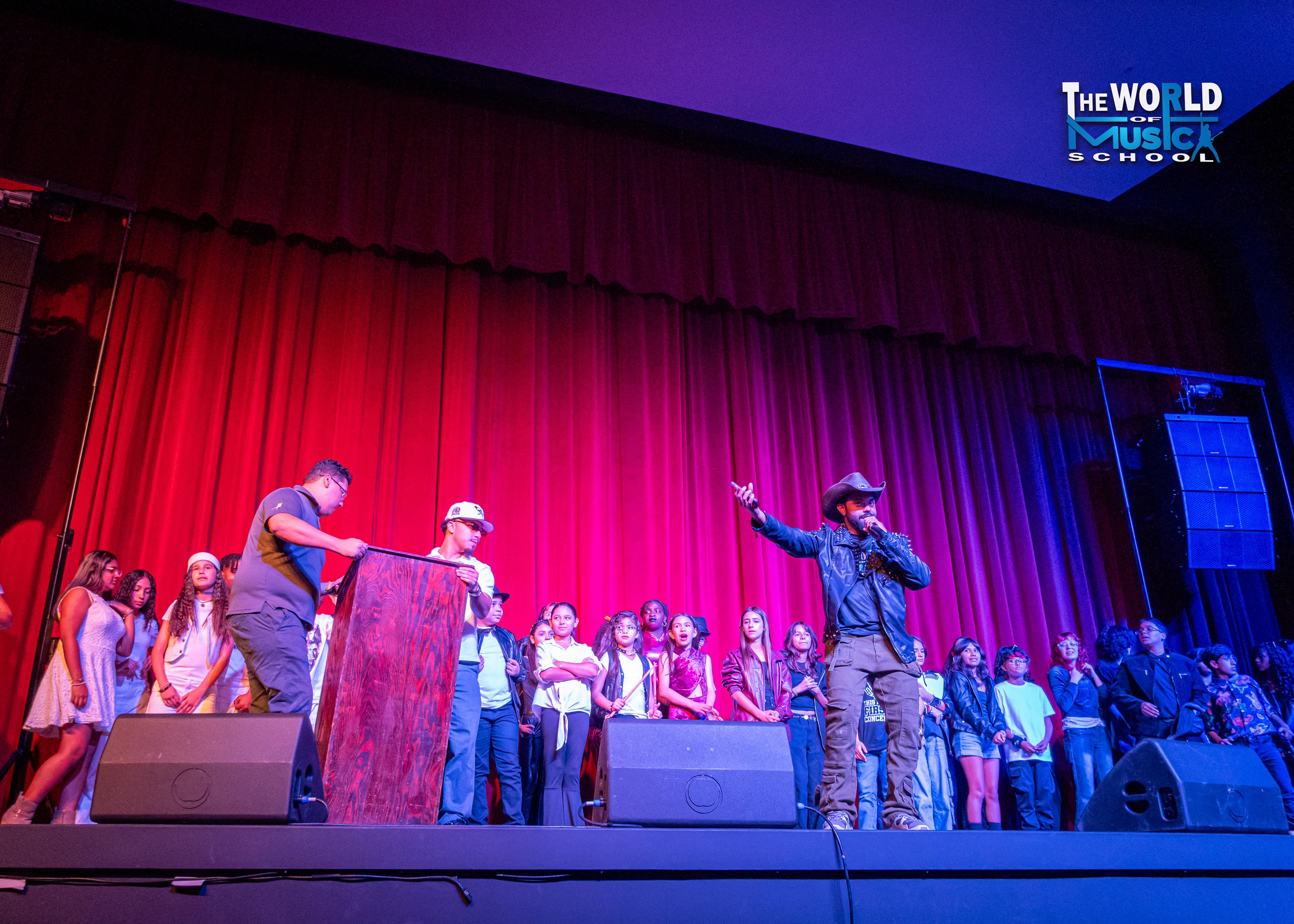 All competing bands on stage together at Battle of the Bands 2025