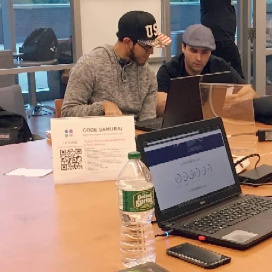 Max Acosta as Code Samurai — Kean University coding tutoring